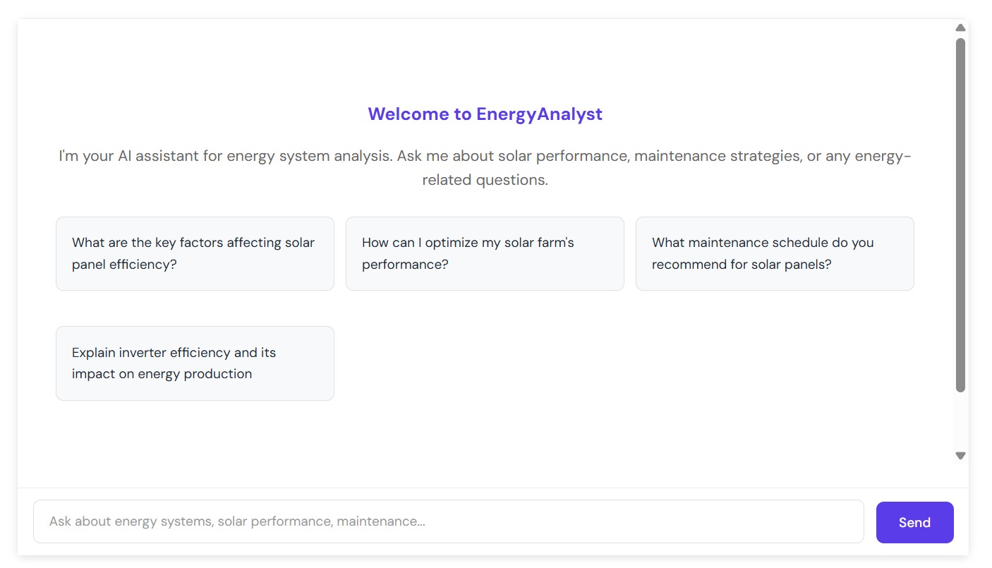 SSEG AI Assistant Interface